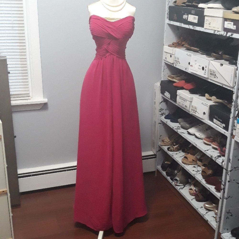 Hot pink dress